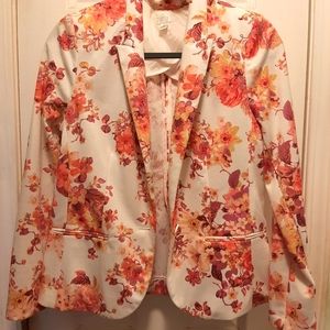 Floral Blazer